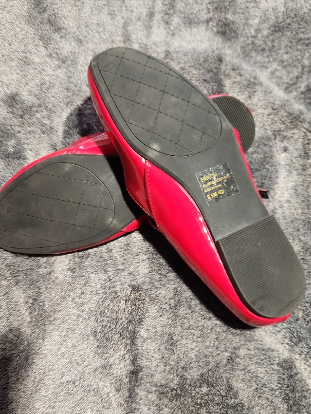 POP Mary Jane Flats Bright Red - Picture 3 of 3
